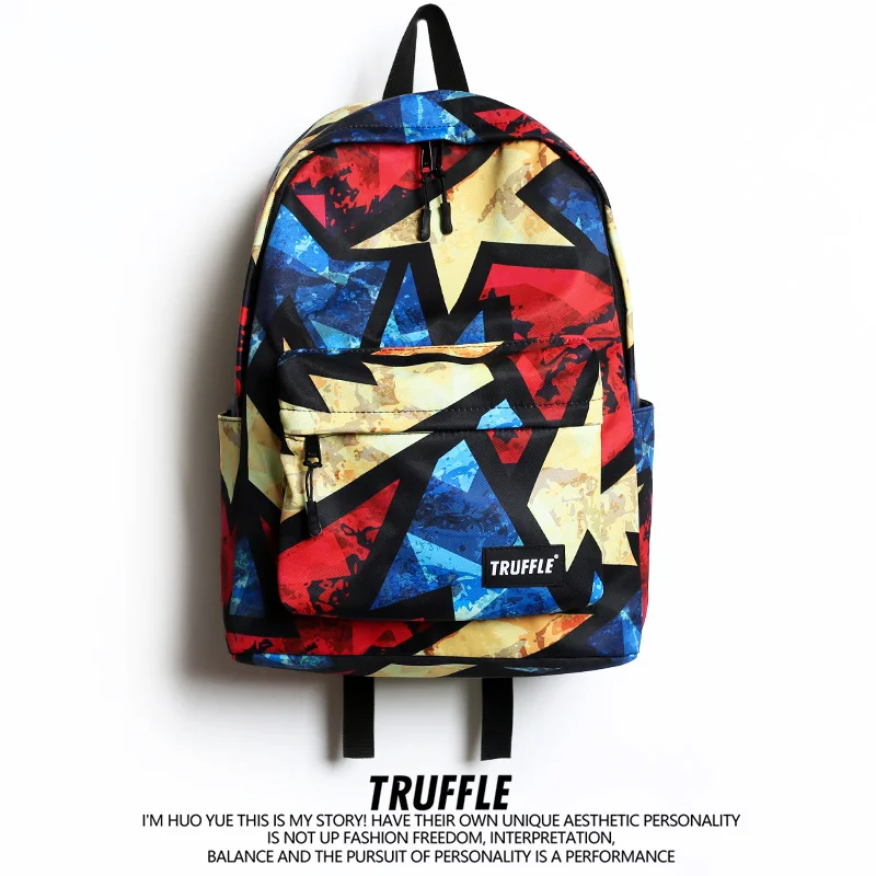 Рюкзак для мальчиков и девочек с абстрактным принтом ноутбука водный тренд 2021 |