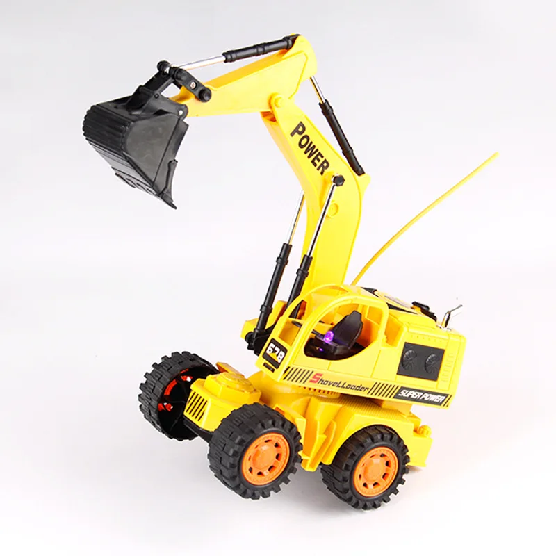 Экскаватор на дистанционном управлении Мини RC Строительство Грузовик 5 трейлер