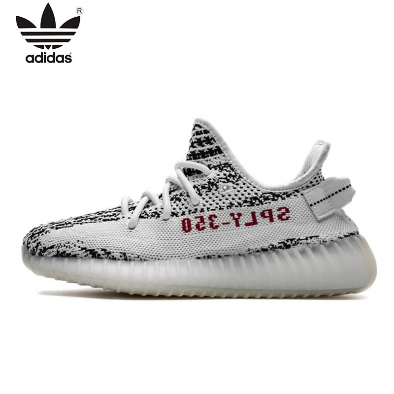 

Authentic 2021 Kanye West Boost Yeezy 350 V2 Men Women Running Shoes Zebra Men's Outdoor Sports Shoes trainer sneakers