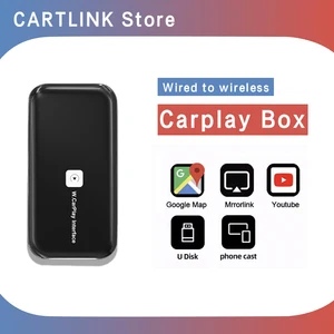 wired to wireless carplay dongle 5g wifi auto box multimedia player mirror link for any iphone ios benz audi vw volvo toyota kia free global shipping