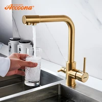 accoona kitchen faucet taps water purification function clean water filter brass purifier faucet kitchen vessel sink tap a5179 4