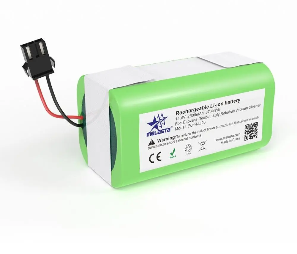 

Литий-ионный аккумулятор для Conga Excellence 14,4 2600 950 Deebot N79/N79S/DN622 Robovac 11/11S/12/15C/30/35C X500, 990 в, 1090 мАч