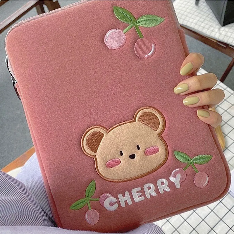 Lovely Women's Notebook Bag Multifunction Travel Necessary Ipad Digital Storage Pouch Business Briefcase Accessories Supplies