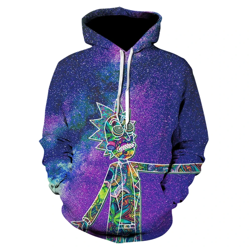 

Fashion brand Hip Hop Men Hoodies casual hooded Funny 3D printing black Hoodies Sweatshirt Male anime winter Jackets