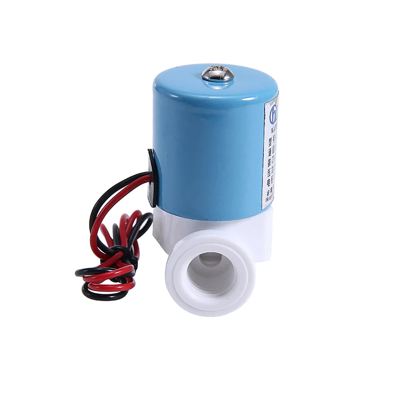 DC 12V электромагнитный клапан G1/4 дюйма Пластик для очистки воды очиститель