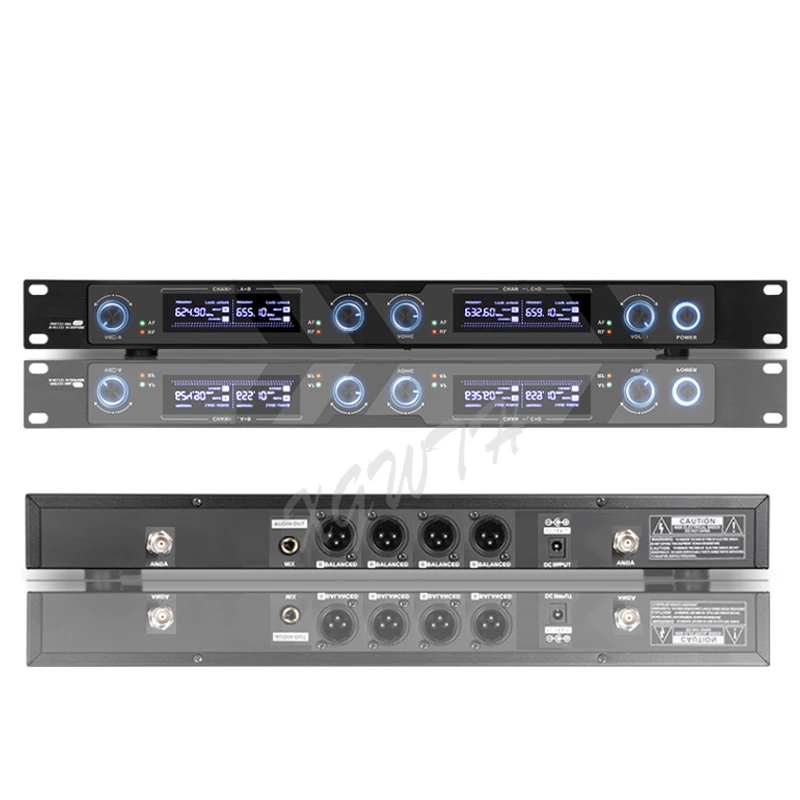 Беспроводная микрофонная система для караоке и диджея профессиональный