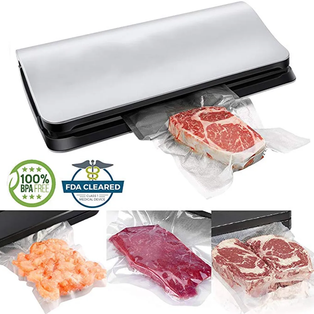 Пакеты для вакуумного упаковщика пищевых продуктов рулоны 2 упаковки 8 дюймов x 16 5