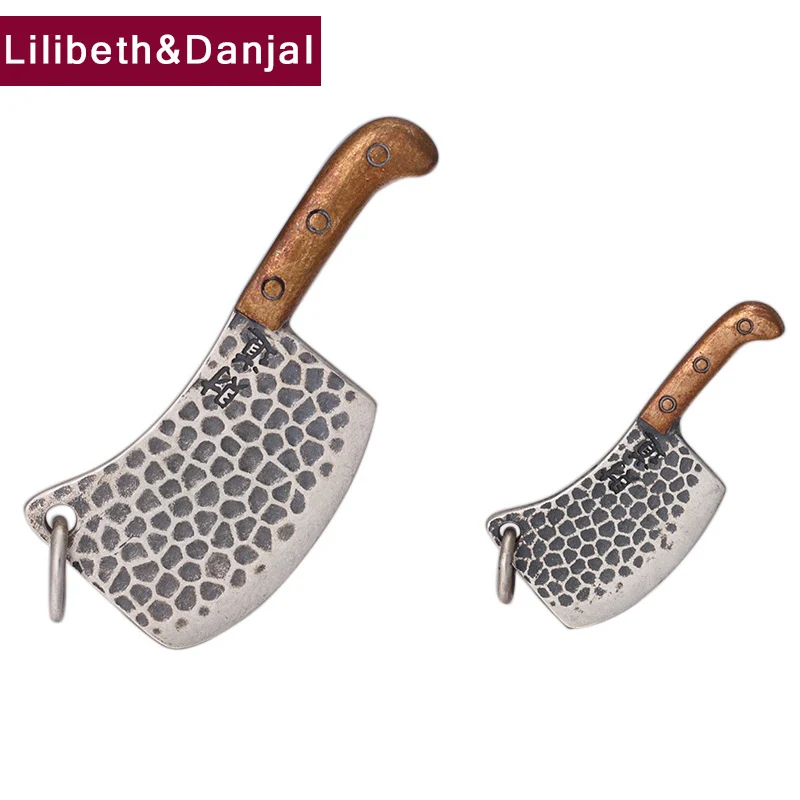 Ожерелье с подвеской в виде кухонного ножа серебро 925 пробы|Подвески| |