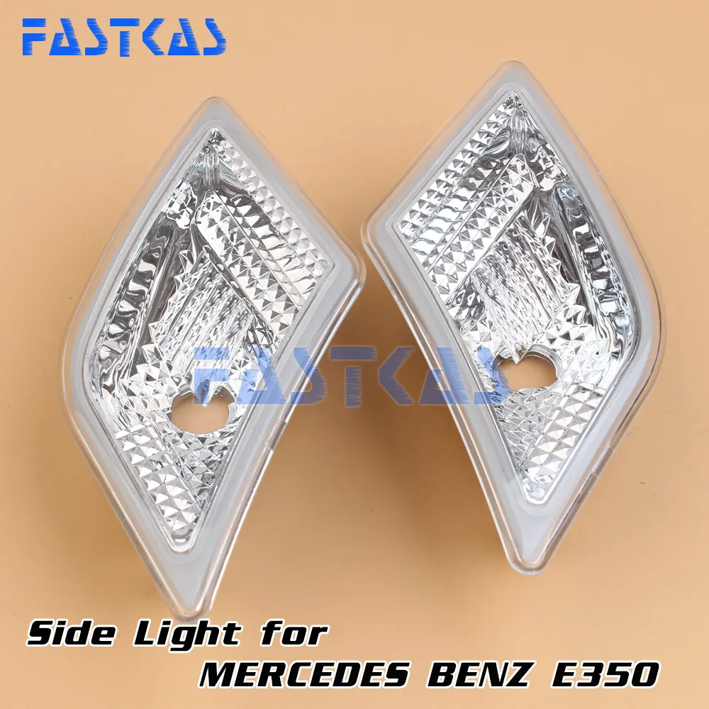 

2 pieces Car Clear Bumper Side Light for MERCEDES BENZ E350 Fog Light Lamp Waterproof