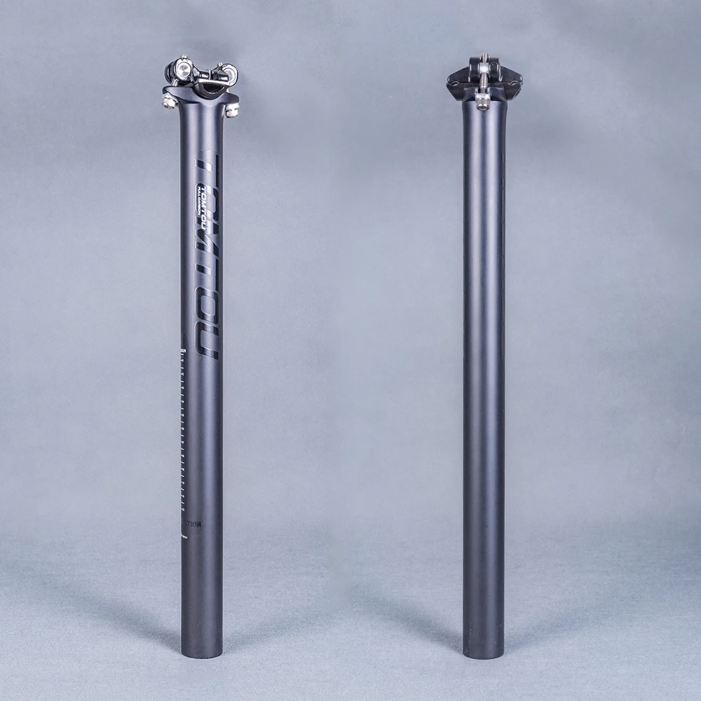 Подседельный штырь TOMTOU из углеродного волокна черный матовый для шоссейного