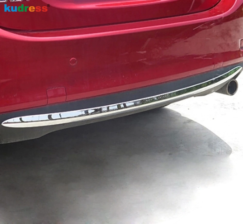 Для Mazda 6 M6 Atenza 2014 2015 Хром переднего и заднего бампера хвост крышка багажника