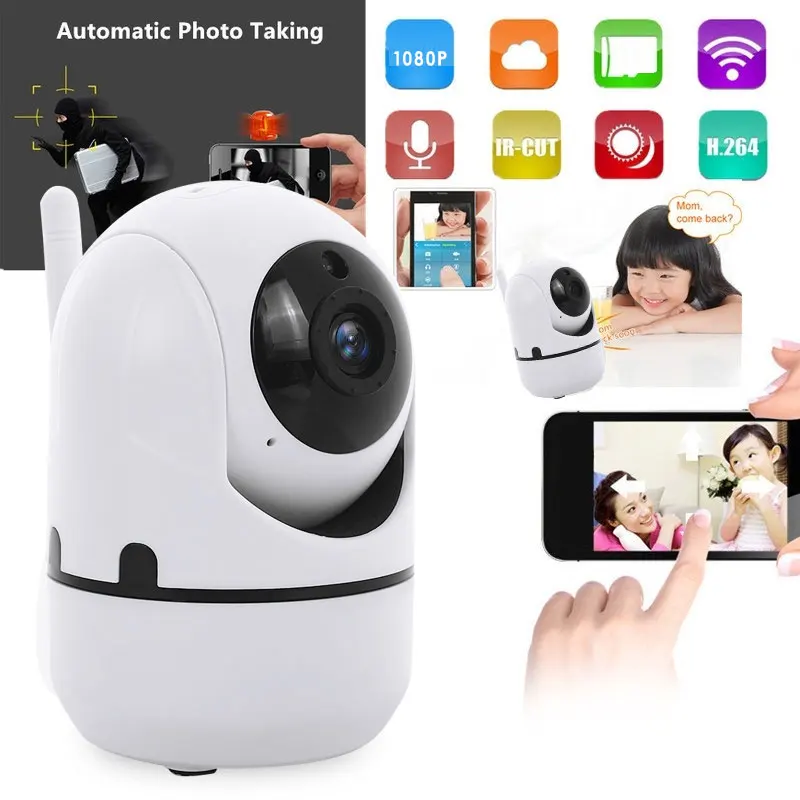 

1080P HDBaby Monitor Wifi IP Camera Wireless Infrared Night Vision Video Recorder Security Phone Remote Tracking Automatically