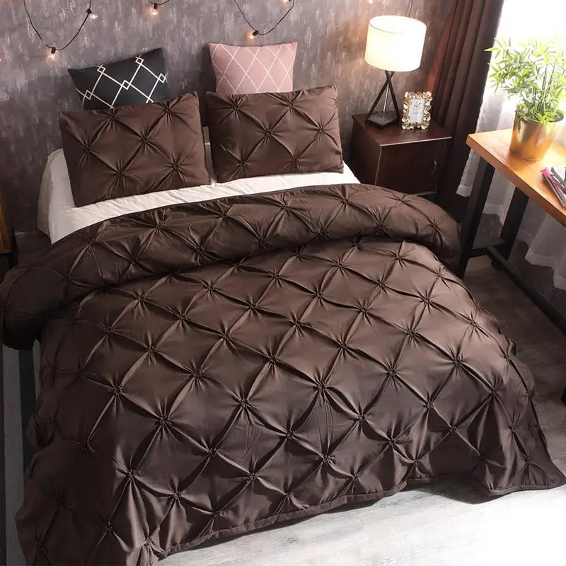 Постельные принадлежности пододеяльник роскошный новый коричневый полиэфирное