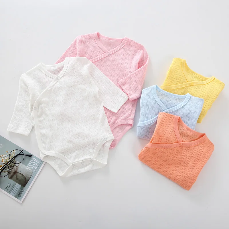 Комбинезоны для новорожденных детей Tiktak 100% хлопок сетчатые комбинезоны Детский