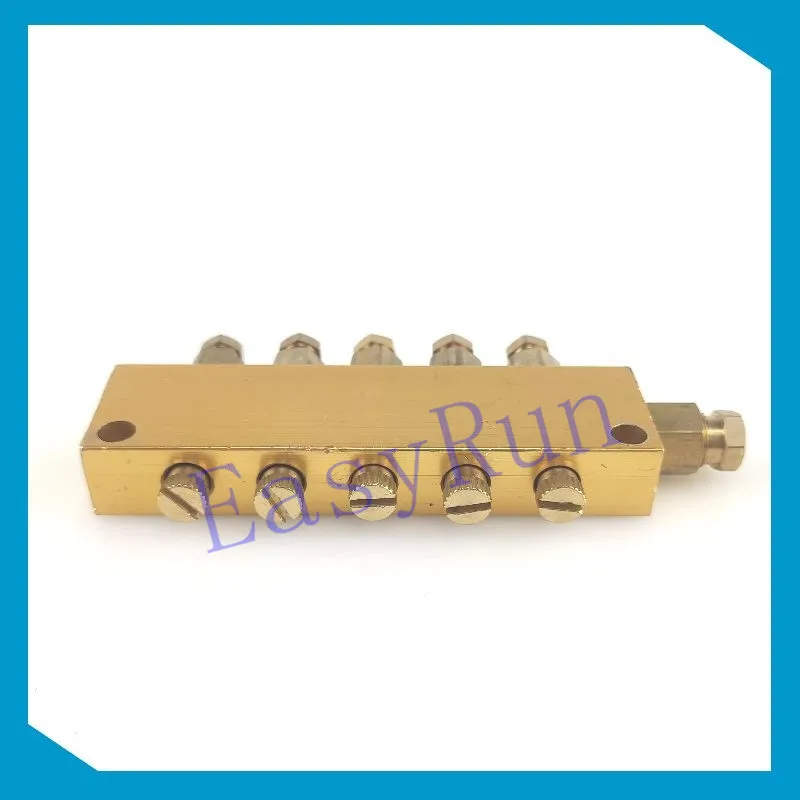 Подробная информация о латунном 5-ходовом регулируемом смазочном масляном