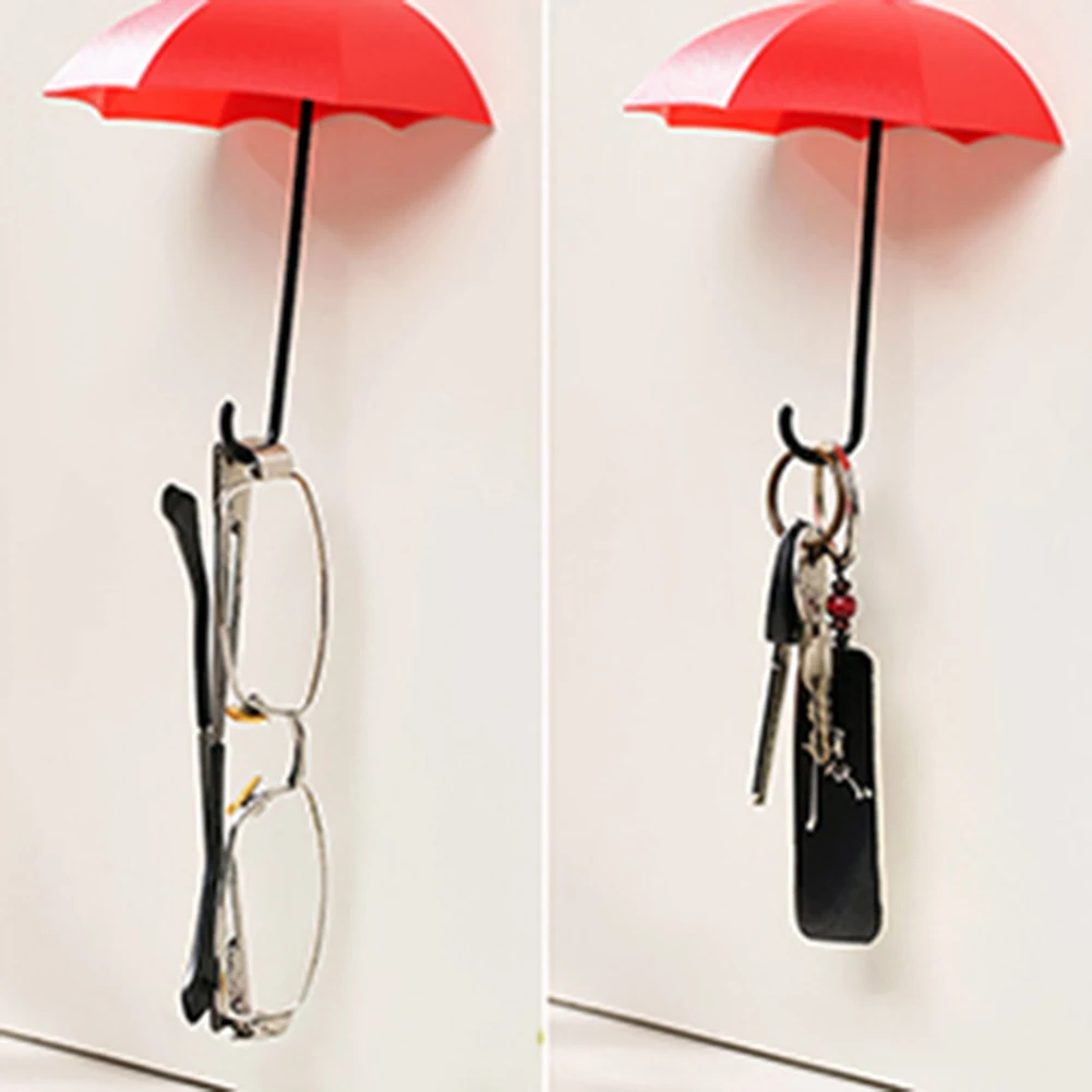 Красочный милый мини-настенный крючок для зонтика держатель ключей декоративный