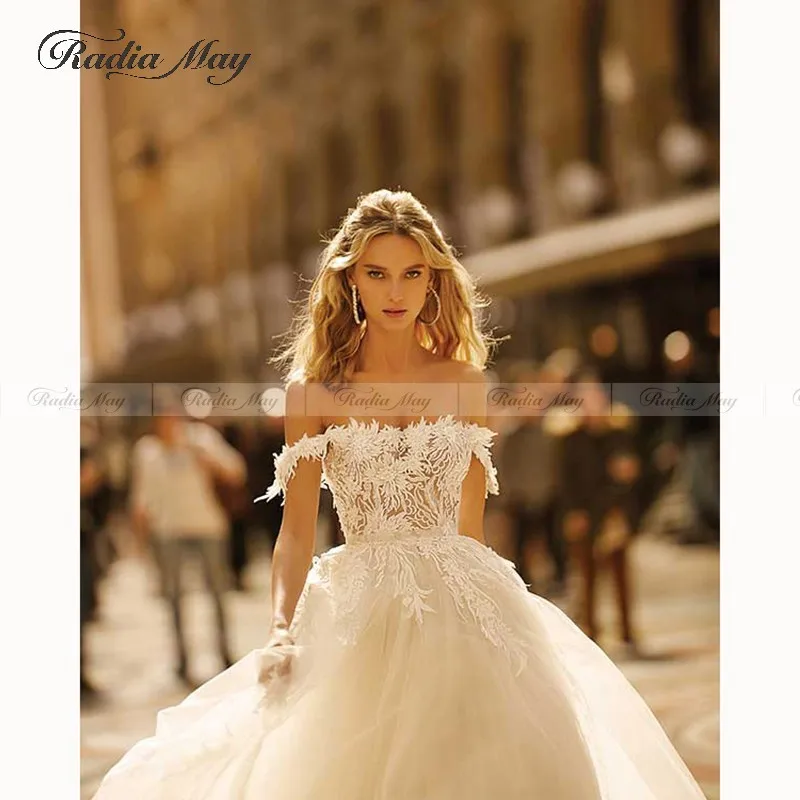 Элегантное свадебное платье Берта с открытыми плечами 2020 винтажное кружевное