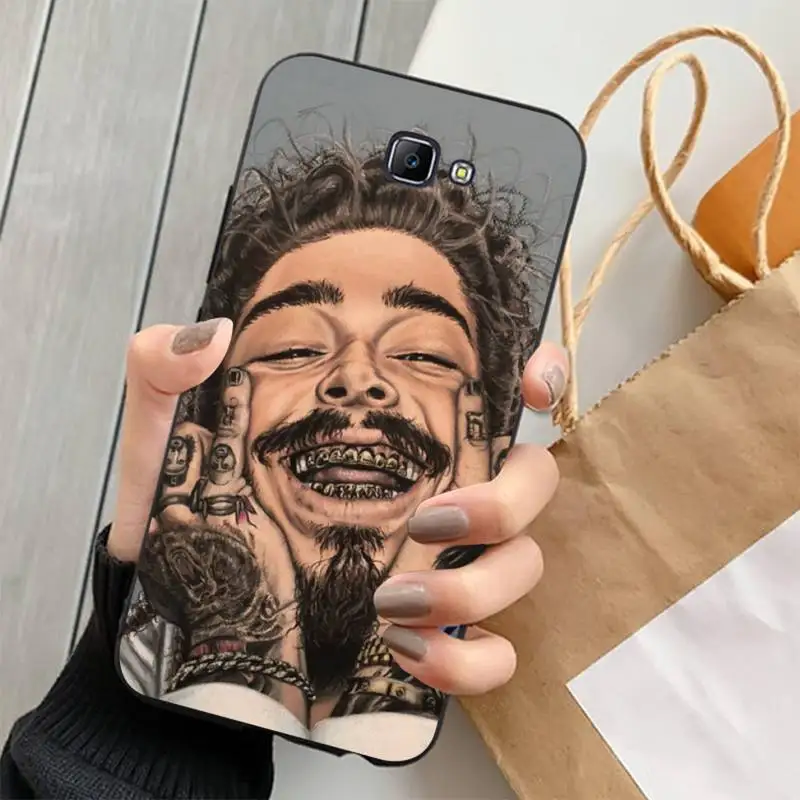Художественный чехол Yinuoda Post Malone для телефона Samsung J4 plus J2prime J5 J6 2016 J7 8 core 2017 |