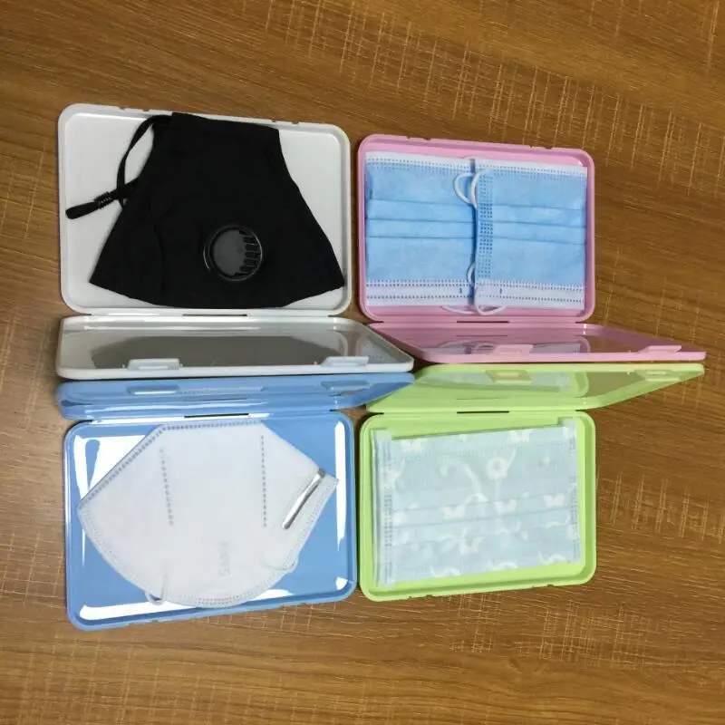 

Dustproof Mask Case Portable Disposable Face Masks Container Safe Pollution-Free Mask Storage Box LX3014