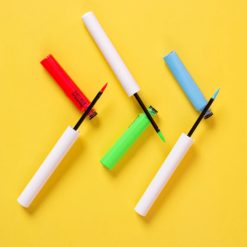

Eyeliner Fluorescent Eyes Makeup New Sweat-proof Liquid Eyeliner Neon Eye Liner Ultra-fine Eyes Makeup Maquillage Colorful