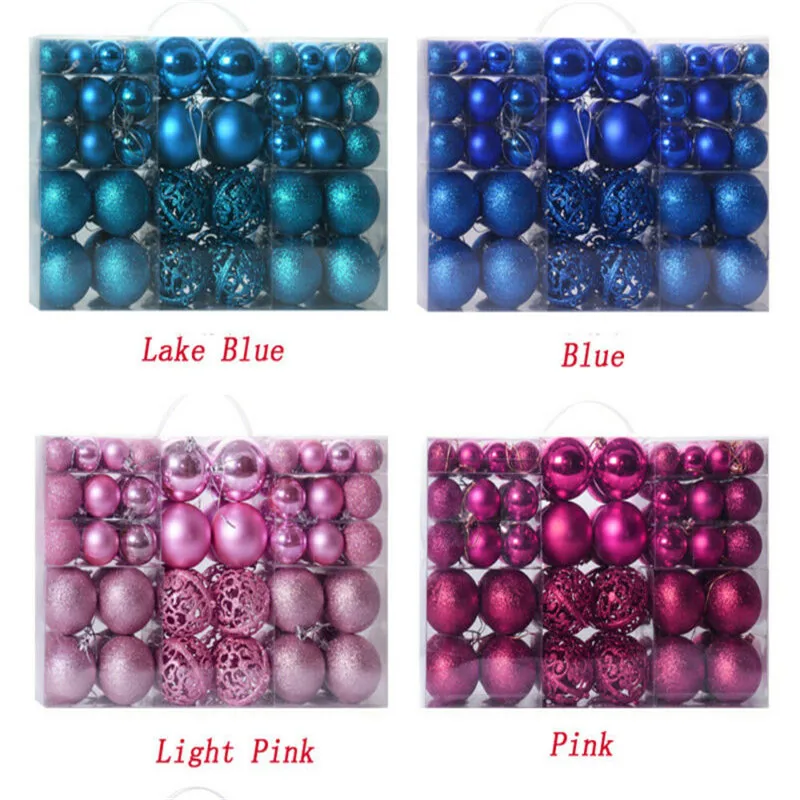 100Pcs Рождественская елка Декоративный Шар Подвесные безделушка украшение для