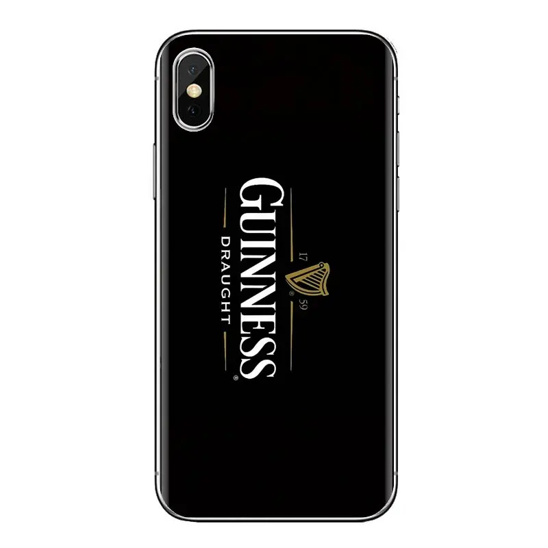 Пиво Guinness печать логотипа прозрачные мягкие чехлы для samsung Galaxy S3 S4 S5 мини S6 S7 край