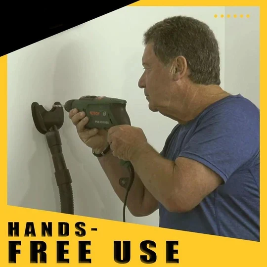 

Пылеуловитель Hands-Free для всех типов Сверл с мощным всасывающим дизайном для бурения и деревообработки 1/2 пары LBE