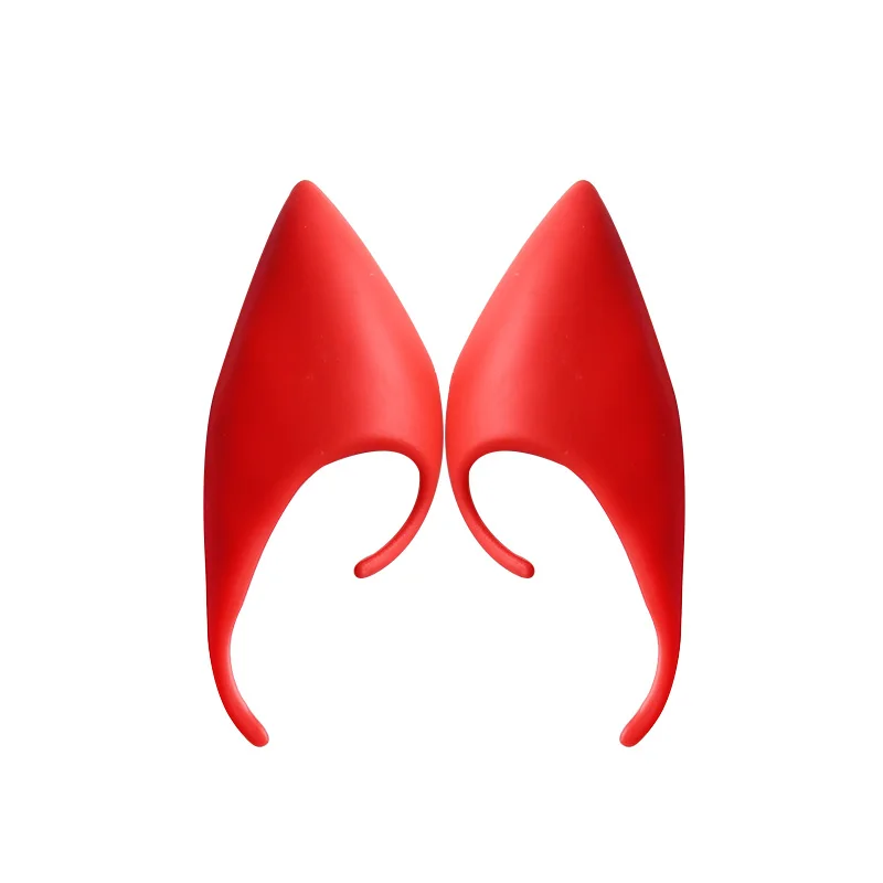 1pair elf ear 1 пара вампирские зубы зомби латекс эльф дьявольская ведьма уши косплей маска для Хэллоуина маскарадные костюмы для вечеринки праздничные вечерние реквизиты - Цвет: 1pair elf ear