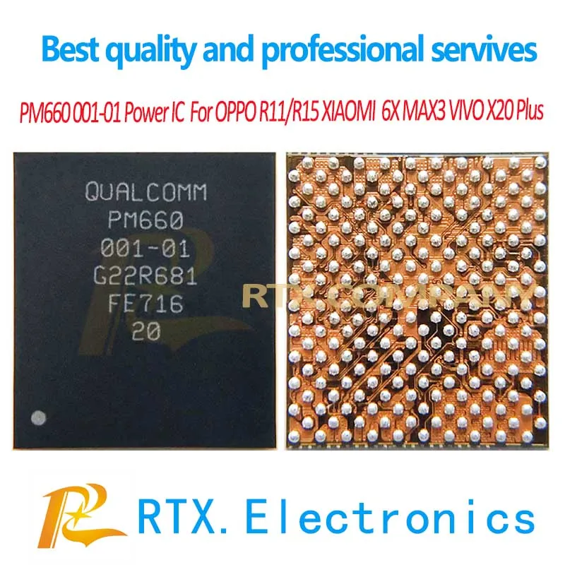 И PM660 001-01 Мощность IC FOR XIAOMI 6X MAX3/OPPO R15 R11/VIVO X20 плюс PM IC Питание Управление чип управления IC