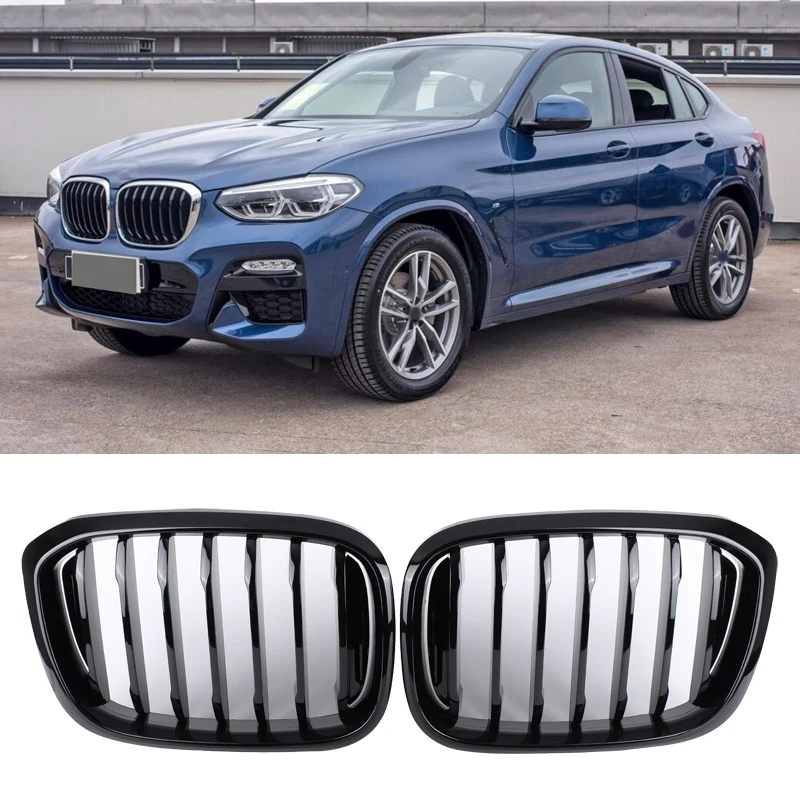 Однопроводная двухпроводная матовая черная ярко автомобильная гоночная решетка