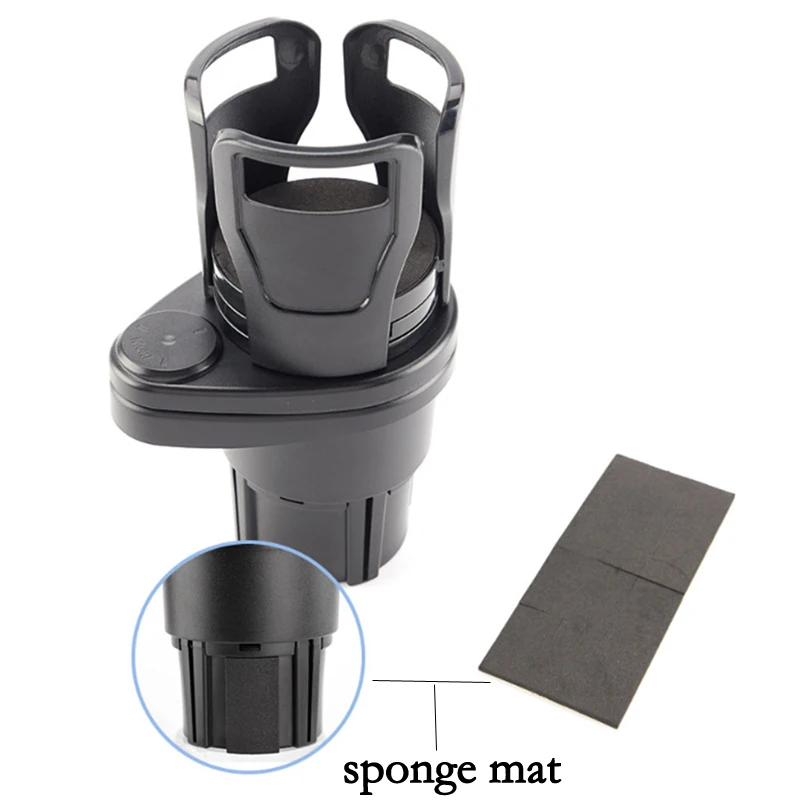 

Foldable Car Dual Cup Holder Adjustable Cup Stand Sunglasses Phone Organizer Drinking Bottle Holder Bracket Car Storage