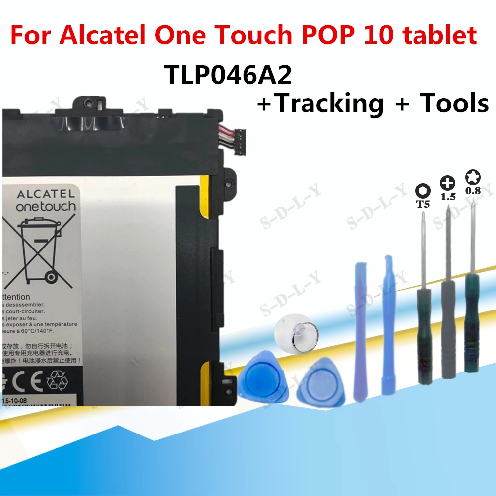 3 8 V 4600 мА/ч 17.5wh Оригинальный аккумулятор для TLP046A2 чехол Alcatel One Touch POP 10 планшет мА/ч.