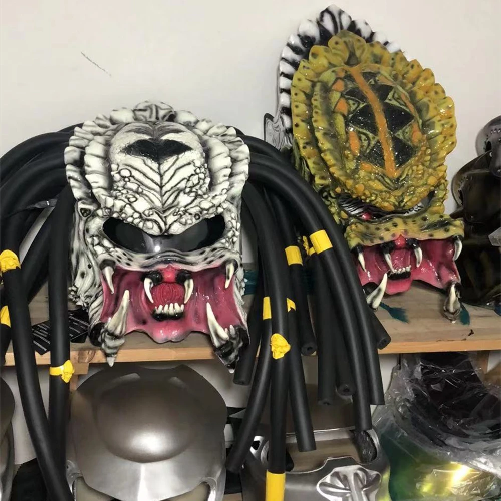 

Motorcycle Predator Helmet Laser Beam LED Surround Motocross ATV Full Face Capacete Motorbike Helmet Predator