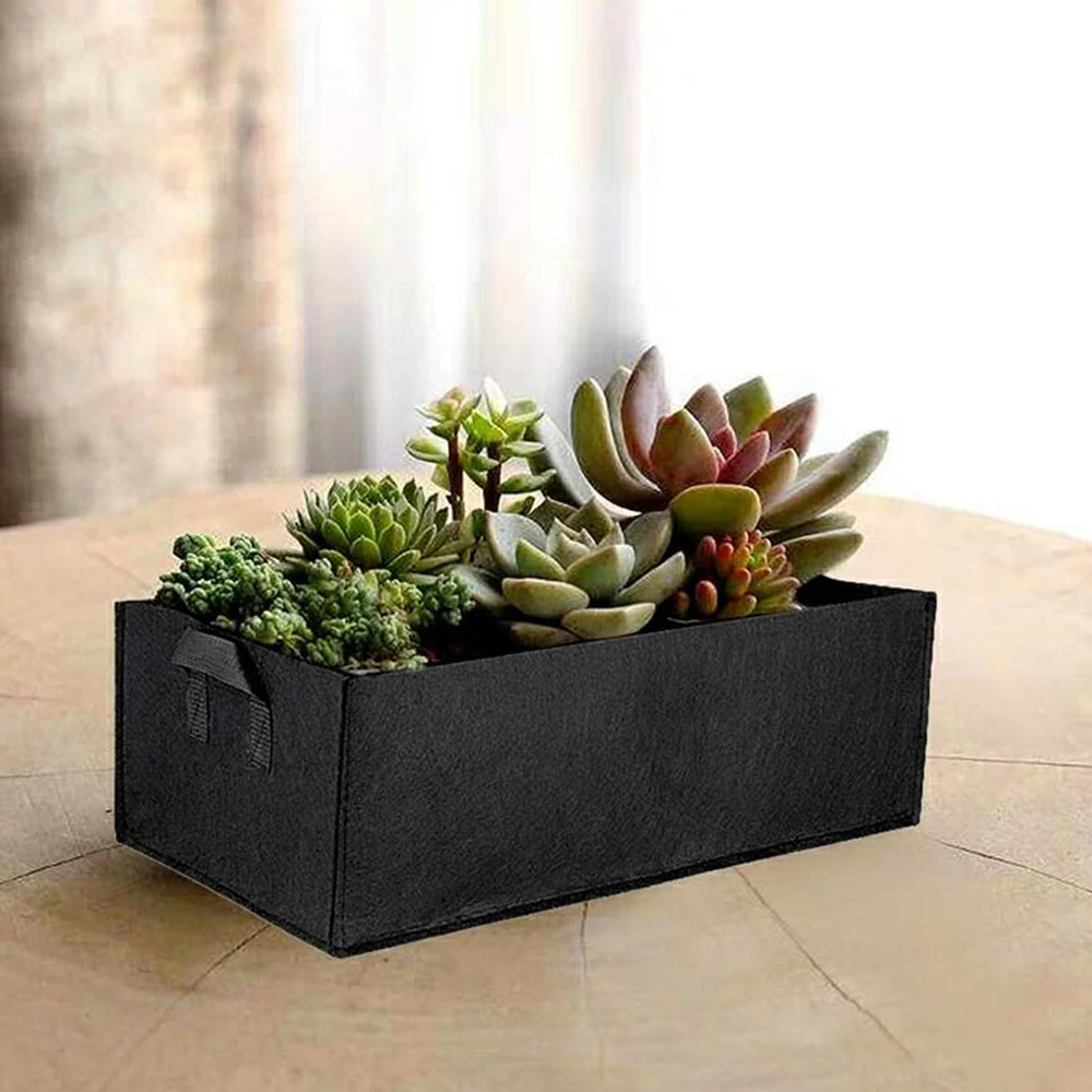 

Planting Bag Garden Seedling Bag Non-Woven Flower Pot With Handle Reusable Garden Plant Bags Garden planting tools Hot Sale