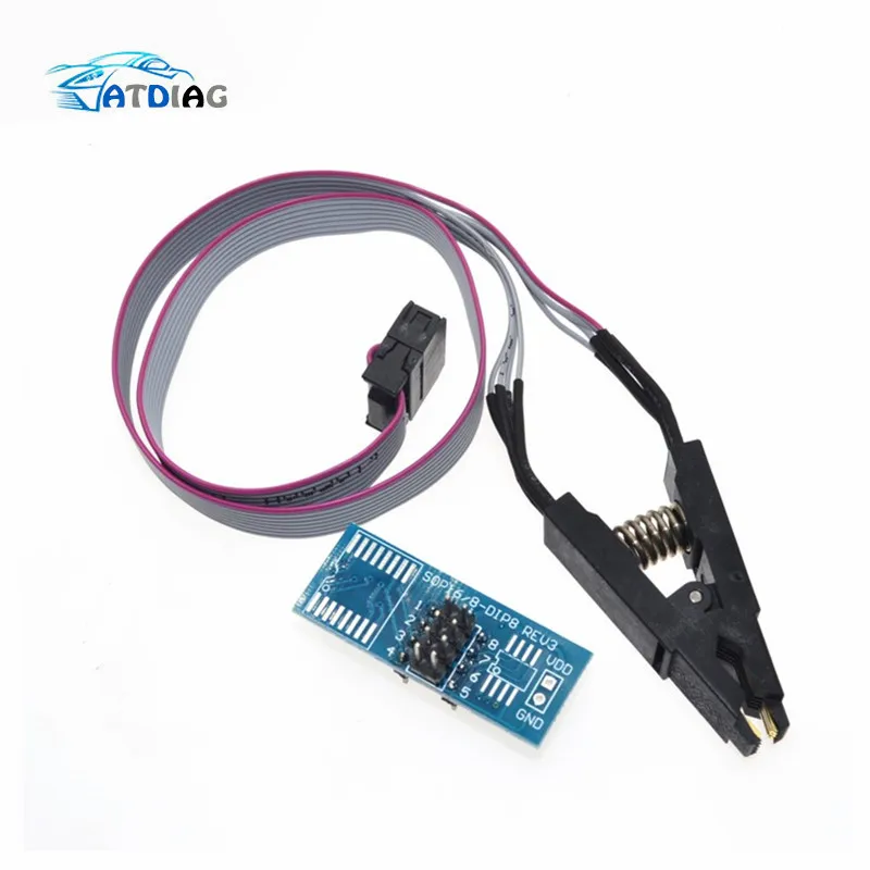 Высококачественный тестовый зажим SOIC8 SOP8 для EEPROM 93CXX/25CXX/24CXX встроенное