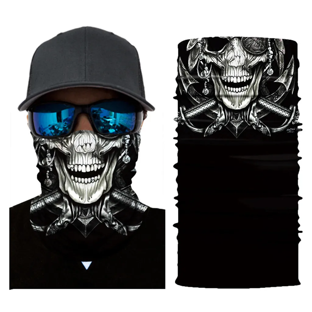 Уличный мотоциклетный головной платок маска для лица Теплая Лыжная повязка на