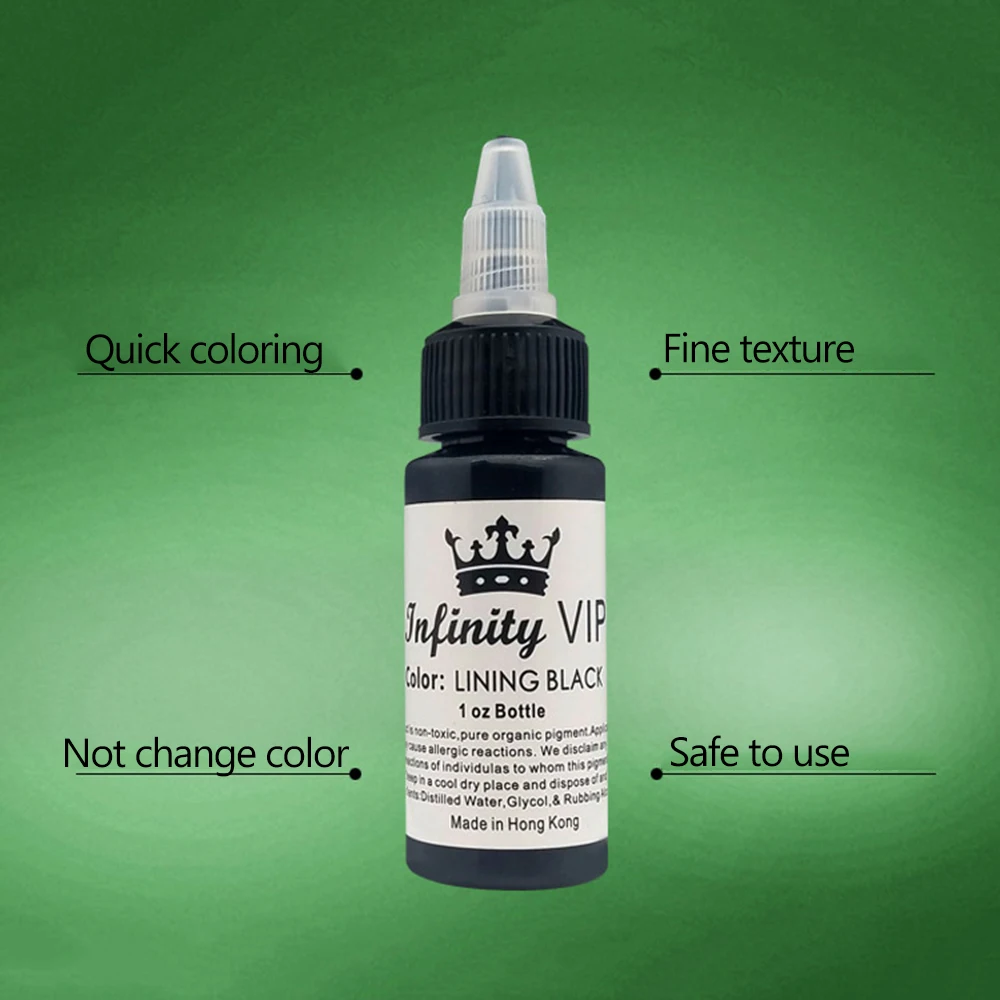 Татуировочные чернила 30 мл/бутылка профессиональный тату пигмент стойкий