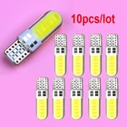 10 шт., Автомобильные светодиодные лампы W5W 194 Canbus 4612 Smd Cob 12 В