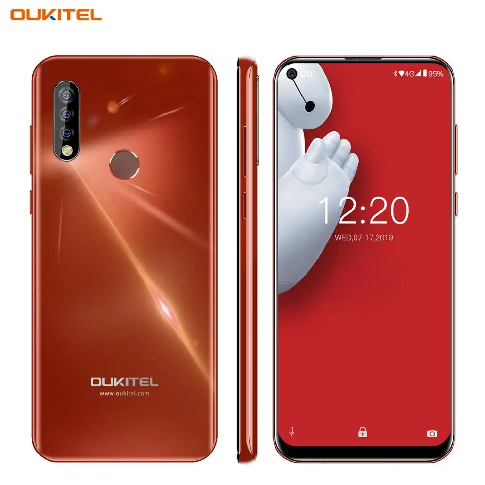 OUKITEL C17 Pro тройная задняя камера 4G мобильный телефон 6 35 дюймов 4 ГБ 64 Восьмиядерный