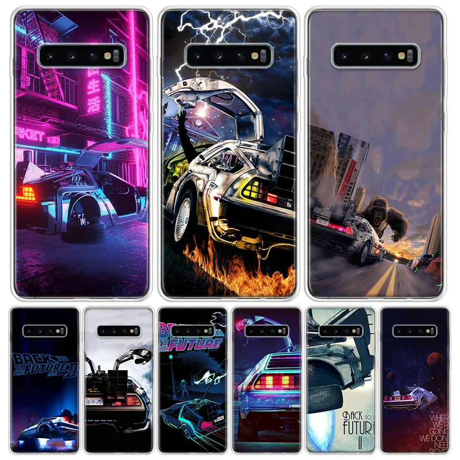Будущее DeLorean Time Machine чехол для телефона Samsung Galaxy A51 A71 A70 A50 A40 A30 A20E A10S M30S A01 A6 A7 A8 A9