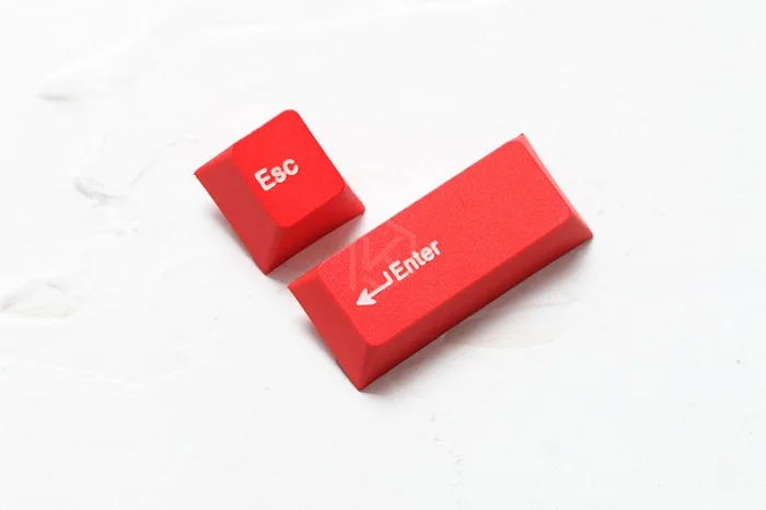 Kprepublique 139 Вишневый профиль краситель Sub Keycap набор толстый PBT пластиковая клавиатура gh60 xd60 xd84 cospad tada68 rs96 zz96 87 104 fc660 - Цвет: Red Esc Enter x1
