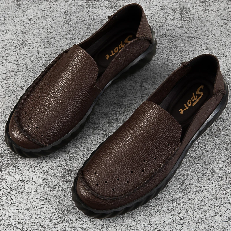 

Casual Fashion Shoes Causal Shoes For Men Casual Leather Flat Zapatos Casuales Para Hombre De Cuero Comfortable Breathable
