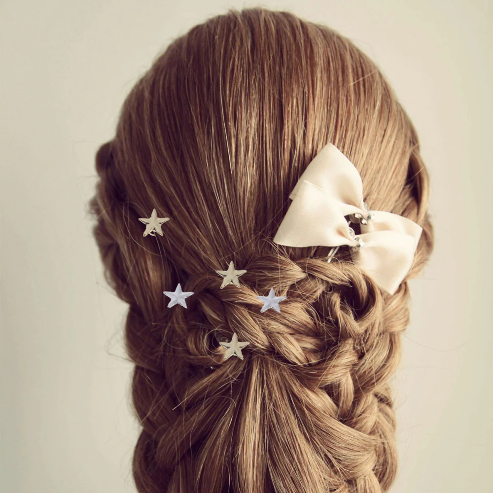 

40Pcs Creative Spiral Hairins Star Hair Clips Hair Accessories Hair Styling Supplies for Girls