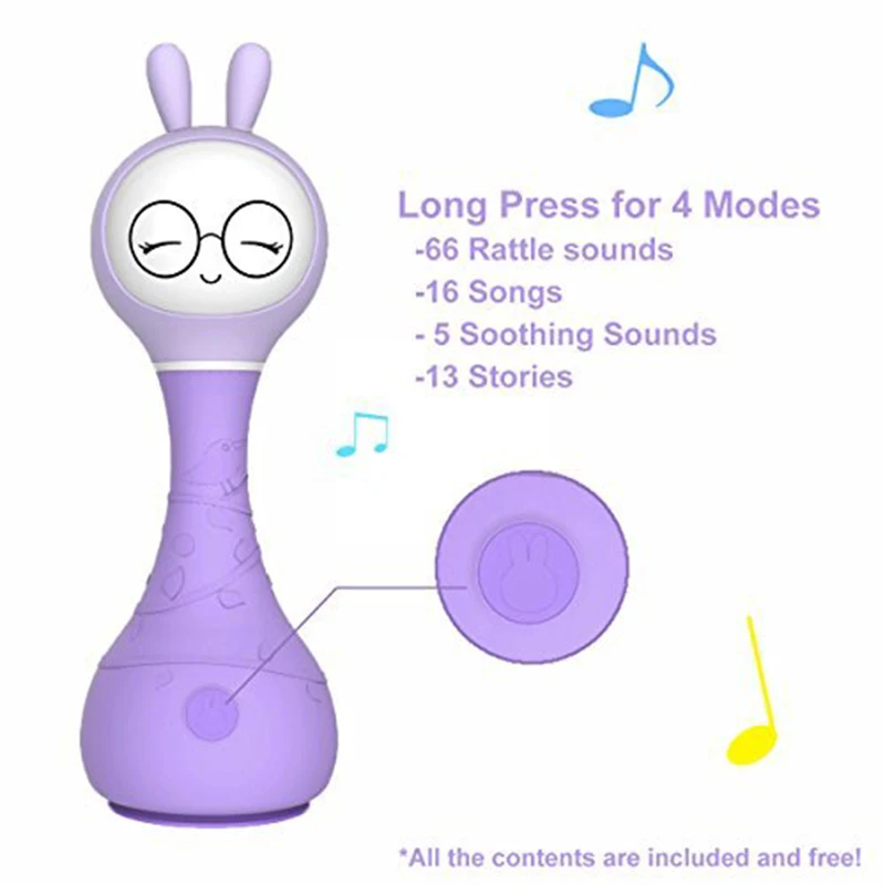 Alilo Smarty R1 Рождественский подарок для детей детская игрушка с кроликом детский