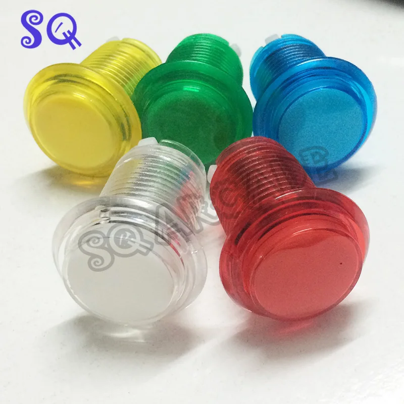 33 мм светодиодный загорающаяся пуговицы микропереключатель для аркадных игр