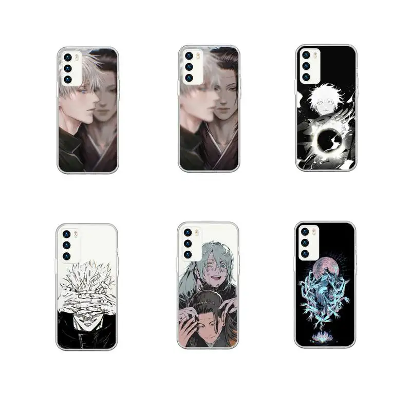 

Jujutsu Kaisen Anime Cartoon Phone Case Transparent For Huawei P40 P30 P20 Pro Mate 20 lite Honor 10 10i 9x 8a 8x Shell Cover
