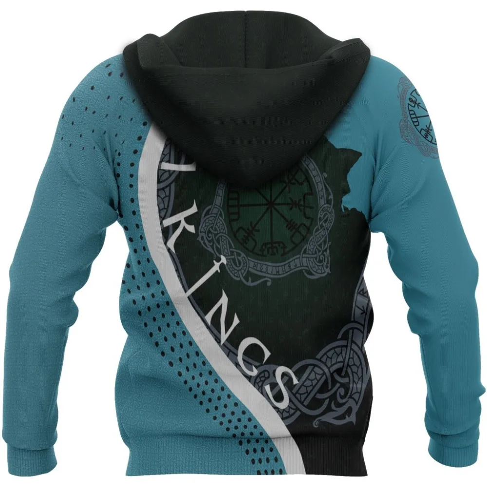 

Viking Tattoo Hoodie Compass Runes 3D Printed Mens Zip Hoodie Harajuku Streetwear Unisex Casual Tracksuits