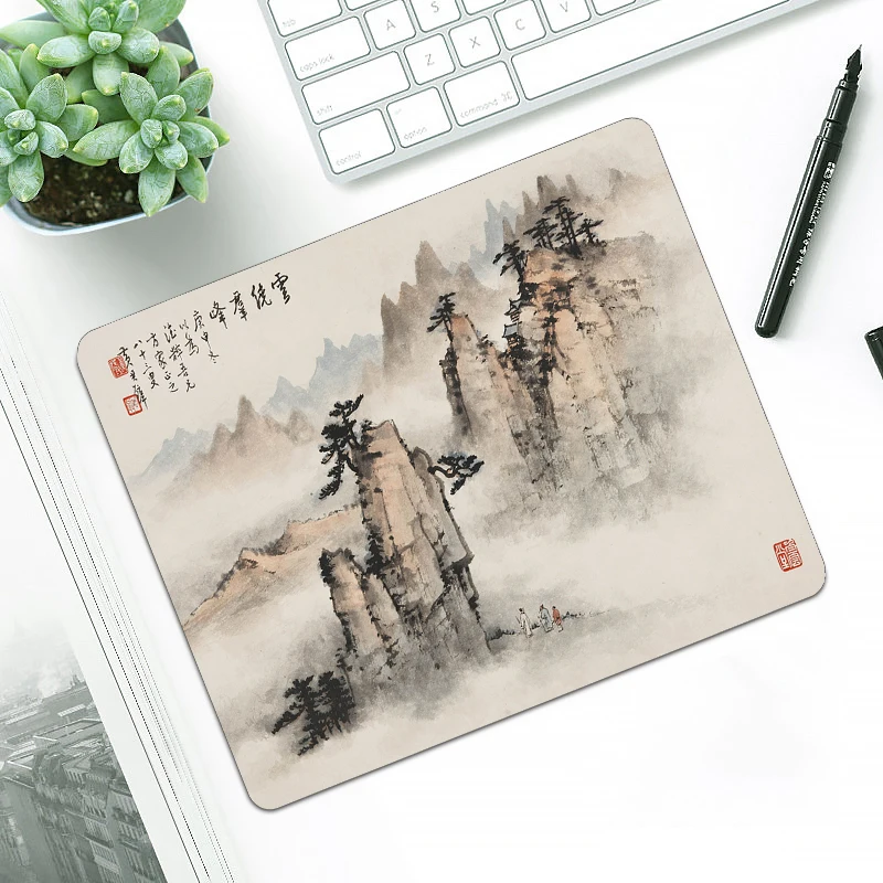 Chinese Style Mouse Pad Gaming Carpet Desk Mats Mat Office Laptop Anti Slip Deskpad | Компьютеры и офис