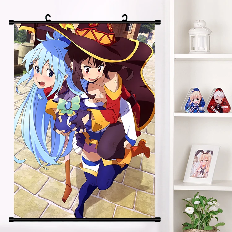 Аниме коносуба благословение Бога на этот чудесный мир! Megumin Aqua Косплей Стена