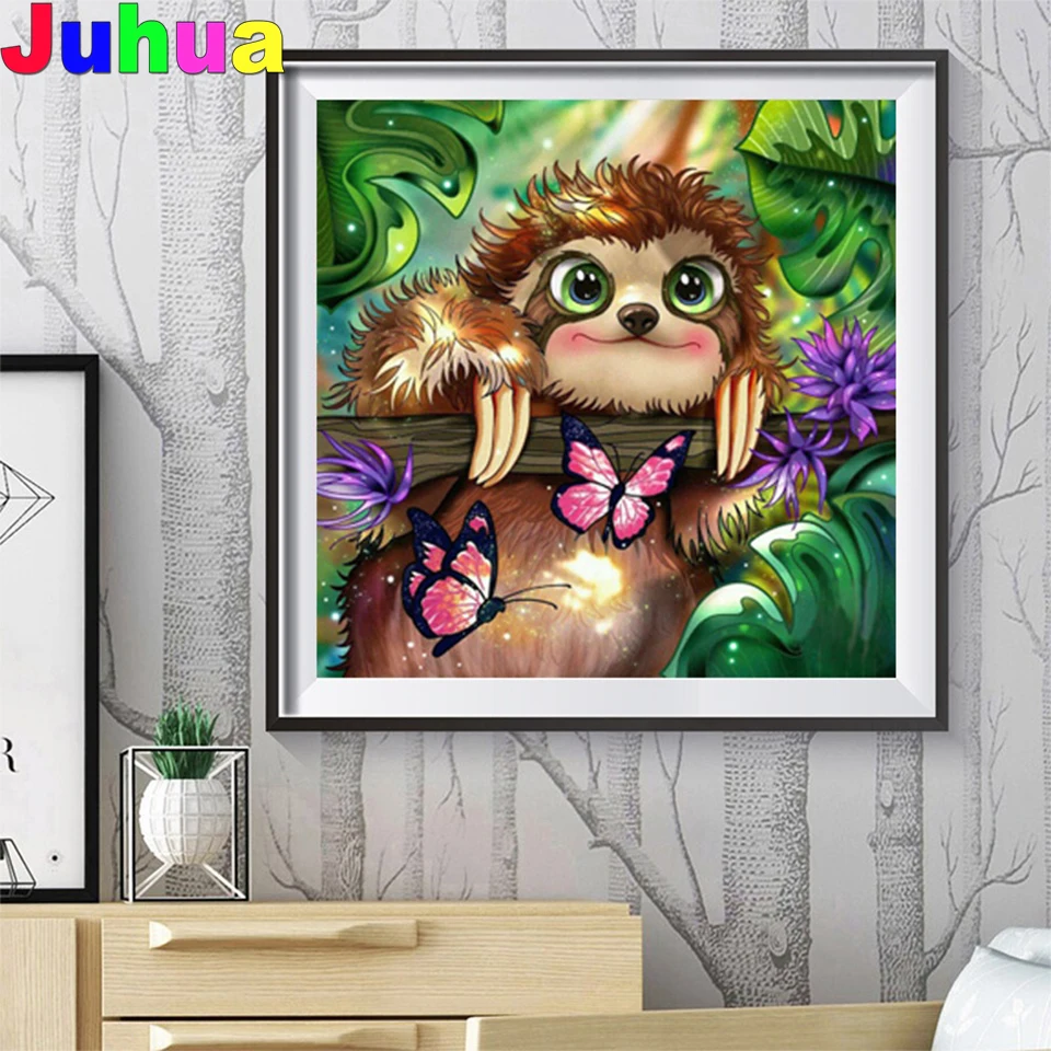 Cartoon Cute Sloth diy Diamond painting 5d full drill animal diamond embroidery gift mosaic stitch home decor